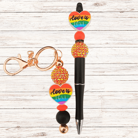 Love is Love Pen & Keychain Set