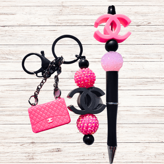 Fashion Pen & Keychain Set