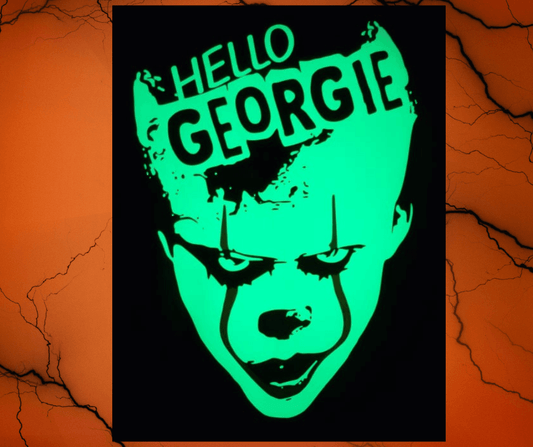 Halloween Glow In The Dark Clown T-Shirt