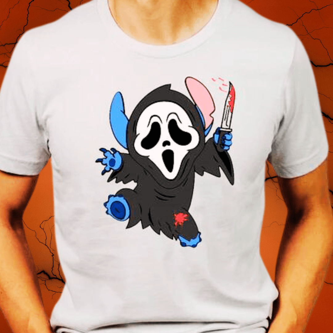 Blue Scream Halloween T-Shirt