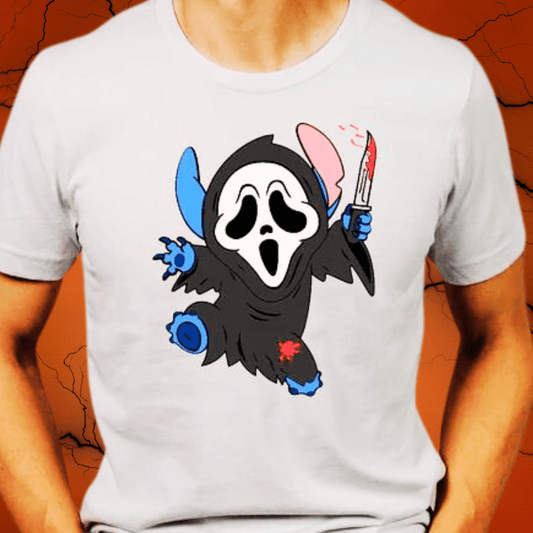 Blue Scream Halloween T-Shirt