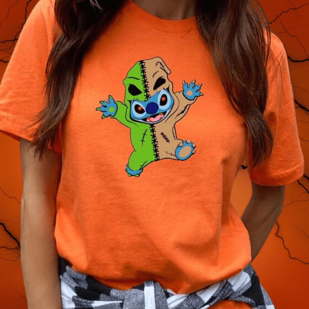 Blue Oog Monster Halloween T-Shirt