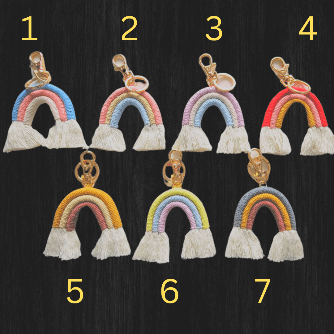 Keychains - Handmade Rainbow