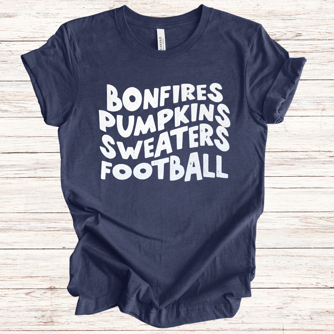 Bonfires & Football (Multiple Colors)