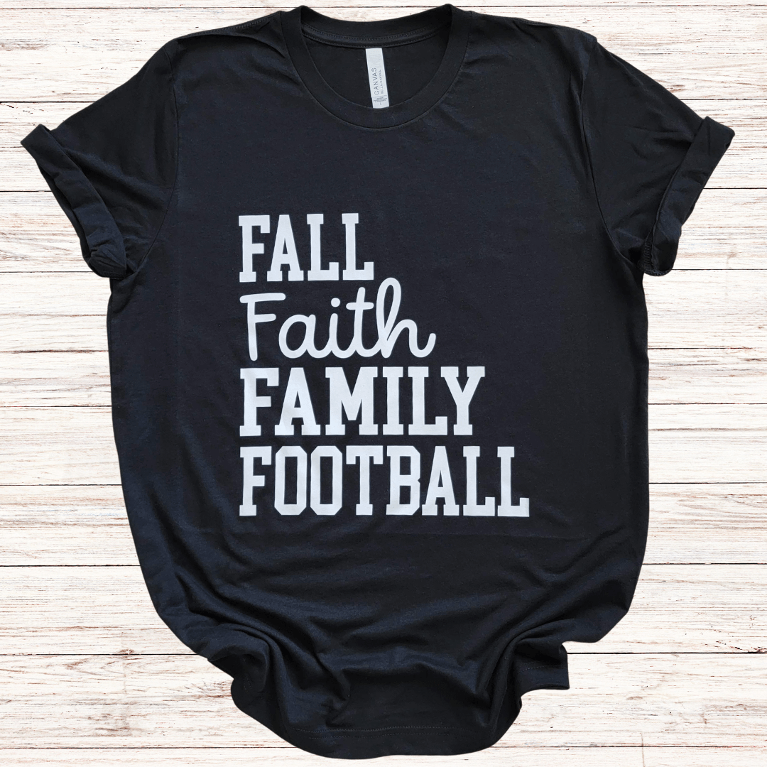 Fall Faith Family Football (Multiple Colors)